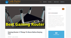 Desktop Screenshot of code-purity.com